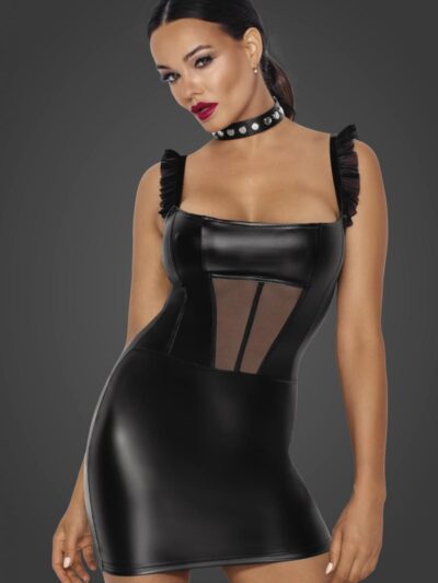 Wetlook Minikleid F257 von Noir Handmade Fucking Fabulous Collection